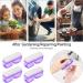 Handle Grip Nail Brush Larbois Hand Fingernail Brush Cleaner Scrubbing Kit Pedicure for Toes and Nails Men Women (4 Pack) (Color-6) - Buy Online on GoSupps.com