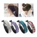 4 Pack Large Rhinestone Jeweled Banana Hair Clips - Sparkly Hair Accessories for Women - Buy Online on GoSupps.com