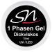 Sn nail design 1 phases gel for gel nails thick viscos 3 in 1 UV/LED nail gel all in one single -phase angel clearly transparent clear thick 15ml 1 phases thick 15 ml (1 Pack)