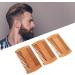 Doublesided beard comb avoid static wide teeth wooden beard comb portable size for all hair types - Buy Online on GoSupps.com