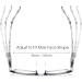 JM Reading Glasses Set of 4 - Quality Spring Hinge Readers for Men & Women +4.0 Mixed Color Pack - Buy Online on GoSupps.com