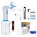 BOCOOLIFE Ear Wax Removal Tool Electric Ears Cleaner with 4 Pressure Settings Safe & Effective Ear Irrigation Flushing System for Adults with Water Temperature Detector Otoscope New Ear Cleaner Multi Kit