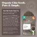 Navitas Organics Chia Seeds 8 oz. Bag - Organic, Non-GMO, Gluten-Free | 19 Servings - Buy Online on GoSupps.com