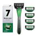 Premium Shaving Set with 7 Interchangeable Heads | Non-Slip Grip | Suitable for All Skin Types - International Shipping Available - Buy Online on GoSupps.com