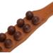 LUQEEG Wooden Massage Tab & Gua Sha Tools | Neck & Back Pain Relief | 20 Pearl Massage Roller - Buy Online on GoSupps.com
