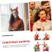 Amosfun 2 Pairs Christmas Hair Clips Stocking Fillers Xmas Reindeer Hair Band Christmas Hair Pins Elk Antler Cosplay Costume Accessory Non-woven Fabric Girl Child Antlers Clothing - Buy Online on GoSupps.com