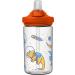 Eddy+ Kids BPA-Free Water Bottle with Straw 14oz - Space Dinos | Eco-Friendly, Leak-Proof Design - Buy Online on GoSupps.com