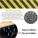 ZUEXT 2 Pack 9x33 Skateboard Grip Tape Sheets - Black and Yellow Stripes, Bubble Free & Waterproof Griptape - 84x23cm - Buy Online on GoSupps.com