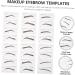 DOITOOL 6 Pcs Makeup Tools Ladies Suits Women Eyebrow Template Eyebrow Card Make up Girl Eyebrow Pencil - Buy Online on GoSupps.com