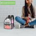 AROUVOG Mini Clear Stadium Backpack - Small Transparent Bag for Sports & Travel (Black) - Buy Online on GoSupps.com