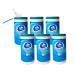 Vinda 480 Count (6 Packs) Tube Style Antiseptic Wipes Disinfectant Cleaning Sanitizing Hand Clean Wipes for Home Office Travel and Outdoor Use 80 count (Pack of 6)