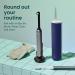 Buy Quip Water Flosser - Cordless Rechargeable Dental Pick with Adjustable Pressure & 360 Rotating Tip - Midnight Blue - International Shipping Available - Buy Online on GoSupps.com
