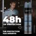 Above Hurricane Men's 48-Hour Dry Spray Deodorant - 3.17 oz (Pack of 4) | No White Marks, Cruelty-Free, Alcohol & Triclosan-Free - Buy Online on GoSupps.com