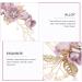Minkissy Purple Wedding Hair Comb - Pearl Crystal Decor Clip Pin for Bride Bridesmaid - Buy Online on GoSupps.com