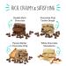 BHU Keto Bites Variety Pack - Organic Low Net Carb, Low Sugar Snack with Clean Gluten Free Ingredients - 24 Individually Wrapped Snacks - Buy Online on GoSupps.com