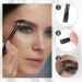 12 Piece Eyeliner Eyebrow Brush Set with Fine Angled Tips - Slanted Makeup Brushes with Artificial Bristles for Precision Cosmetic Application (Black) - Buy Online on GoSupps.com