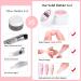 AIMEILI Fixed Build-Up Gel Set - 4 Colors Solid Nail Gel for Geln gel Nail Extension & Builder Set with Tools - Clear White Rosa Nude - Buy Online on GoSupps.com