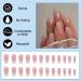 24 Pieces Pink Ballerina Stiletto Press-On Nails - Full Cover Acrylic Fingernails for Women & Girls - Perfect Nail Art Manicure - Buy Online on GoSupps.com