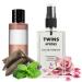 TWINS Impression of Oud Ispahan | Unisex Perfume for Women and Men Eau de Parfum | No.8763 | 3.4 Fl Oz / 100 ml Dior Oud Ispahan Impression