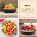 11.81" Spun Bamboo Fruit Bowl Bamboo Fruit Basket Fruit Bowl for Kitchen Counter Decorative Bowl Fruit Bowl Wooden Bowl Decorative Bamboo Bowl Bamboo Salad Bowl (Grey Pack of 2) (Black Pack of 1) - Buy Online on GoSupps.com