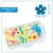 Vanyibro 70Pcs Edible Flower Cupcake Toppers Multicolour Decorations for Girls Women's Baby Shower Birthday Wedding Party Cake Wall D cor - Buy Online on GoSupps.com