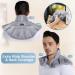 REVIX Microwave Heating Pad Set - Neck, Shoulders, Lower Back Pain Relief - Hot Compress Wrap with Weighted Plush - Includes Hot Eye Mask for Migraine Stress Relief - Set of 3 Gray - Buy Online on GoSupps.com