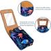 Premium Leather Lipstick Case with Mirror - Mini Organizer for Lip Gloss & Lipstick - Underwater Whale Design - Perfect Travel Accessory - Buy Online on GoSupps.com