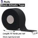 ADMITRY Black Athletic Tape 5 Pack - Strong Stick, No Residue, 1.5 Inch X 45 Yards - Ideal for Hockey, Climbing, Sports, Medical Splints - Buy Online on GoSupps.com