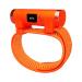 Electric Hand Warmers Fashionable Cool 2 in 1 Bracelet Hand Warmer LCD Display 4 Temp Settings Pocket Hand Warmer for Men Women Double-Sided Fast Heating Rowces Orange1