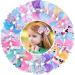 30 Pcs 5 Hair Bows Grosgrain Ribbon Hair Bow Alligator Clips Unicorn Hair Bows Hair Accessories for Girls 5 Inch (Pack of 30) B