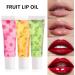 Holzsammlung Moisturizing Lip Oil No-Sticky Lip Gloss Lip Balm Lip Care Fruit Flavoured Lip Oil For Dry Lip's Moisturizing Hydrating And Nourishing(Peach+Pineapple+Avocado+Strawberry+Grape+Cherry) A05# - Buy Online on GoSupps.com