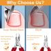 Professional Toenail Nail Clippers Super Sharp Nail Clippers for Thick & Ingrown Strong Toenails Stainless Steel Pedicure Foot Care Nail Clippers Set of 9 Nail Scissors with Nail File - Buy Online on GoSupps.com