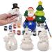 Christmas Ceramic Figurine Paint Kit - Set of 6 Unpainted Ceramics for Kids Art Project | Holiday Party Decoration & Keepsake | Includes Paint & Brushes - Buy Online on GoSupps.com
