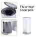 Teamoy Pail Liner for Cloth Diaper(Pack of 3)  Reusable Diaper Pail Wet Bag with Drawstring  Fits for Dekor  Ubbi Diaper Pails  Gray +Gray Arrows +Black Arrows - Buy Online on GoSupps.com