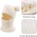 XIAOHAWANG Winter Baby Hood Hat with Fleece Lining and Earflaps - White Pompom | for Toddler Boys and Girls 6-24 Months - Buy Online on GoSupps.com