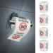 Toilet paper 4er Set "Happy Birthday60" 60.Birthday 24 meters 2-layer 180gr/sqm Klopapier motif paper toilet paper (4 x toilet paper 60)