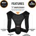 Bodywellness Posture Corrector for Men and Women - Adjustable Upper Back Brace for Clavicle Support, Pain Relief from Neck, Back, and Shoulder - Wear Under Clothes (Regular) - Buy Online on GoSupps.com