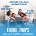MaryRuth's Calcium & Vitamin K2 MK-7 Liquid Drops | Strong Bones & Teeth Support | Calcium Gummies | Enhanced Absorption - Buy Online on GoSupps.com