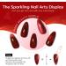 Modelones Red Gel Nail Polish Set - 6 Colors Wine Red Glitter Cat Eye Nail Polish Kit - Classic Sparkle Soak Off LED Gel - Holiday Manicure DIY Home Gift - LAST CHRISTMAS 7ml - Buy Online on GoSupps.com