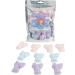 Abeec Mermaid Bath Bombs Set - 10 Pink, Purple, and Blue Fizzy Bubble Bath Bombs for Kids - Perfect Children's Gifts - Buy Online on GoSupps.com