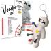 Voodoo Golf Ball Tee Holder | Novelty Keychain Accessory for Bag | Gifts for Men | Fits 3 1/4, 2 3/4, 1 1/2 Tees | Original | Patent Pending
