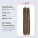 UGEAT Microring Extensions - Real Hair Dark Brown & Caramel Blonde Highlights 55 cm 50g 50 Pieces #4/27 - Premium Quality Hair Extensions - Buy Online on GoSupps.com