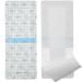 Waterproof Wound Adhesive Bandage Shower Cover Island Dressing Bordered Gauze with Non-Stick Pad for Knee Hip Replacement Arm Leg Incision Post Back Abdomen Sacrum Disc Spinal Surgery 4x10 25 Pack 4x10 Inch (Pack of 25...