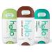 hello Deodorant Variety Pack (Sweet Coconut Fresh Citrus White Sage) & Antiplaque Toothpaste Fluoride Free Pack + Toothpaste Variety 3pk - Buy Online on GoSupps.com