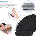 Pedicure Foot File & Callus Remover | Stainless Steel Rasp with 10 Free Refill Grits | Professional Double-Sided Pads for Smooth Feet | Easy Scrubber for Salon Pedicure - Buy Online on GoSupps.com