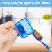 4 Pack Portable Toothbrush Covers - Travel, Camping, Home - Blue, Green, Gray, Red - Buy Online on GoSupps.com