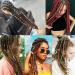 Dreadlock Braids Hair Accessories - Silver/Gold Shimmer Stretch Elastic Cord for African Braid Styling - 5M - Buy Online on GoSupps.com
