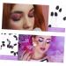 Didiseaon 100pcs Eye Shadow Stick Eyeshadow Stick Dual Side Eyeshadow Brush Silicone Woman Makeup Tools Sponge 7.5x0.5cm Black - Buy Online on GoSupps.com