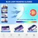 Oversized Blue Light Blocking Computer Reading Glasses - 4 Stylish Pairs for Men & Women UV Protection & Eye Strain Relief 1.5x Magnification - Buy Online on GoSupps.com
