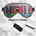 SSIMOO Colored Wooden Board Print Eye Mask - Ultra-Soft Light-Blocking for Optimal Comfort & Restful Sleep | International Shipping - Buy Online on GoSupps.com